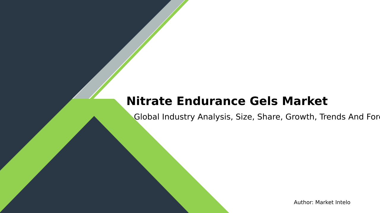 Nitrate Endurance Gels Market Research Report 2033
