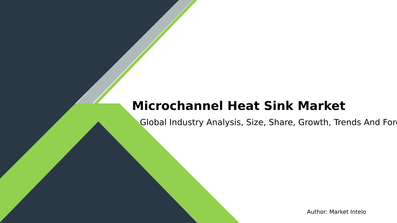Microchannel Heat Sink Market Research Report 2033