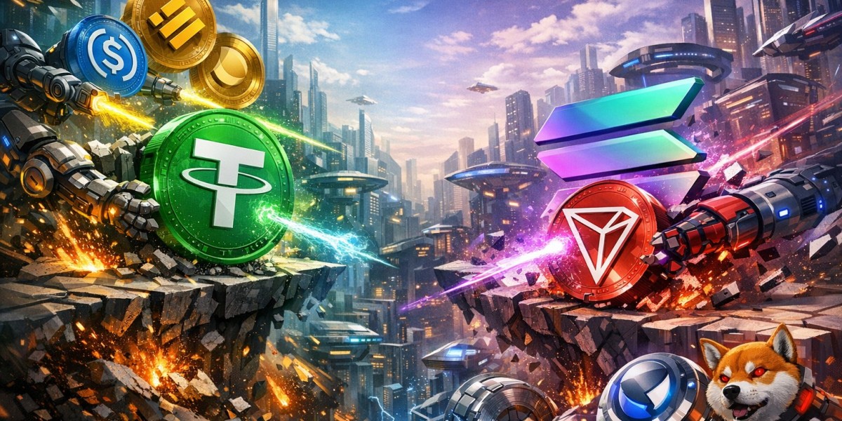 Рынок стейблкоинов меняется: USDC усиливает позиции, а Solana вытесняет Tron