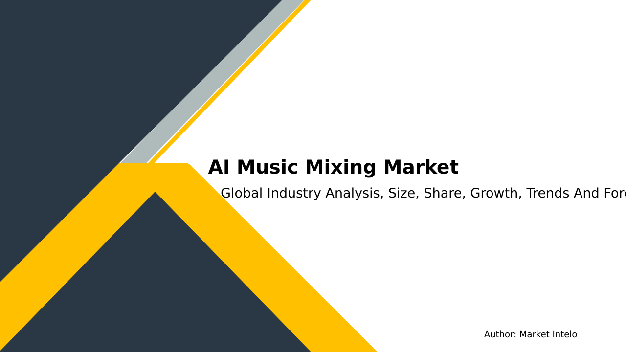 AI Music Mixing Market Research Report 2033