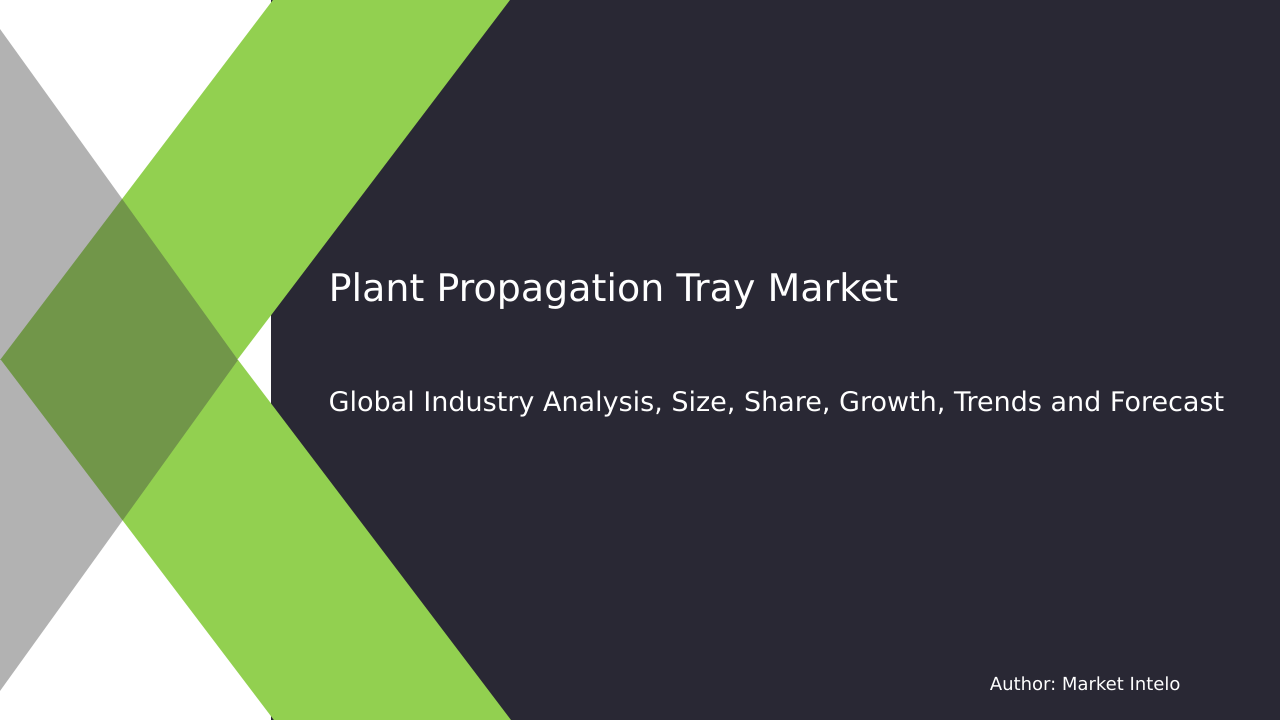 Plant Propagation Tray Market Research Report 2033