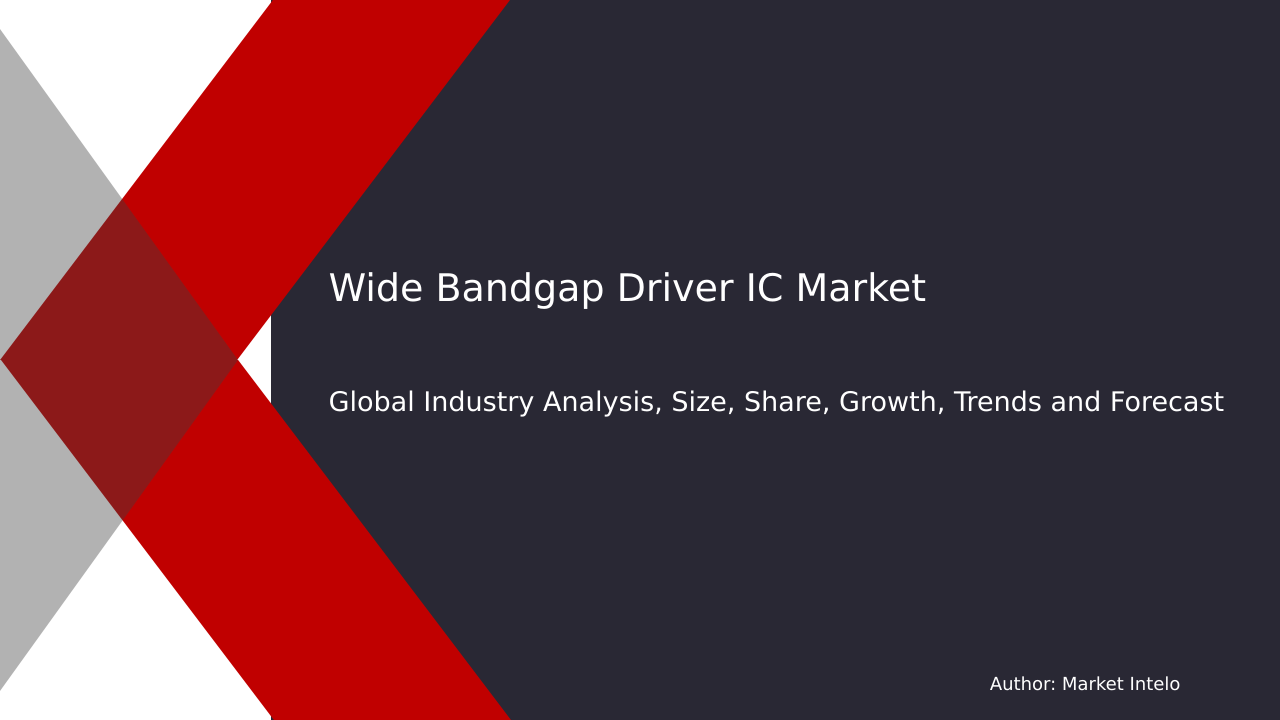 Wide Bandgap Driver IC Market Research Report 2033