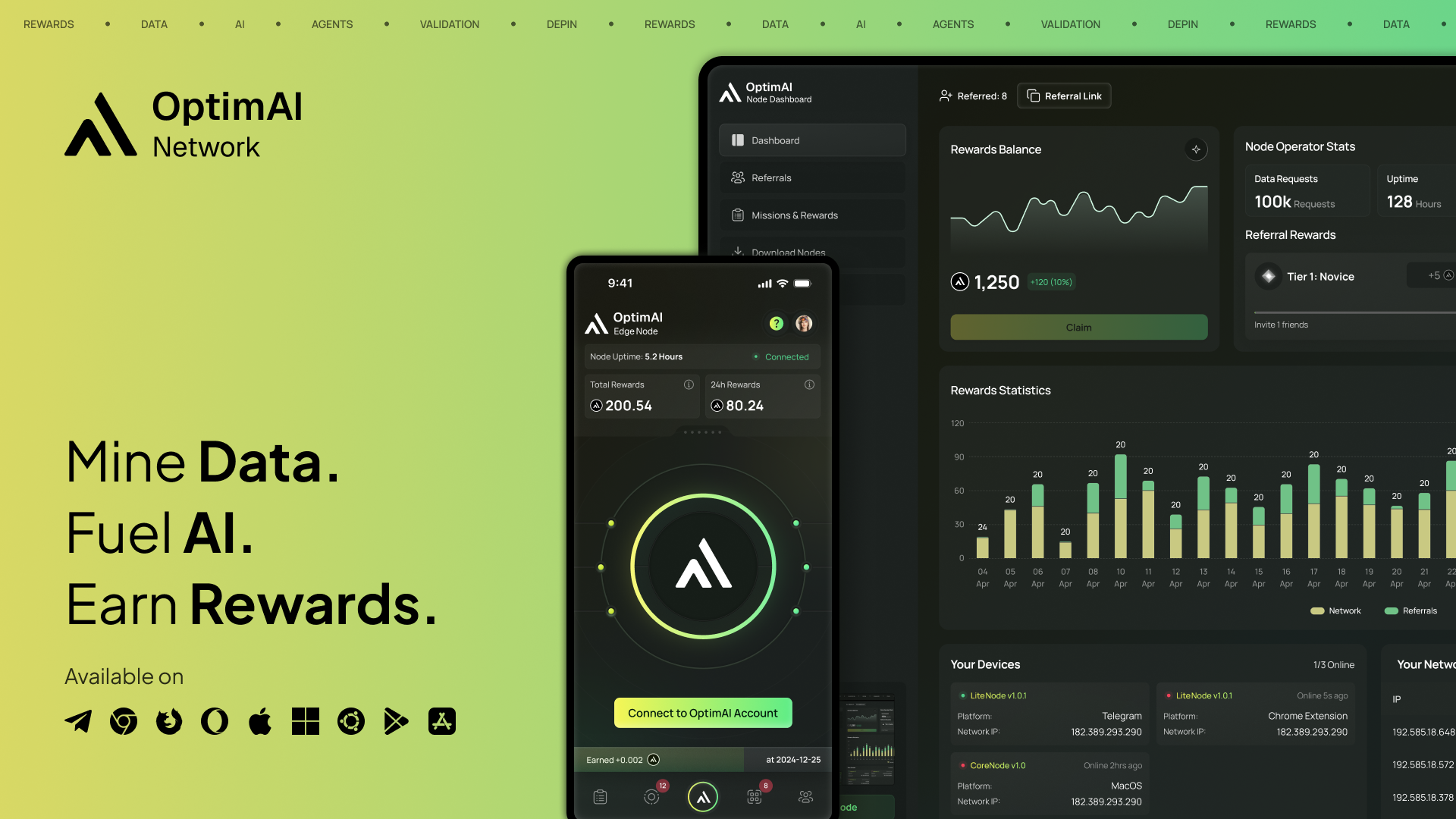 OptimAI Node Dashboard