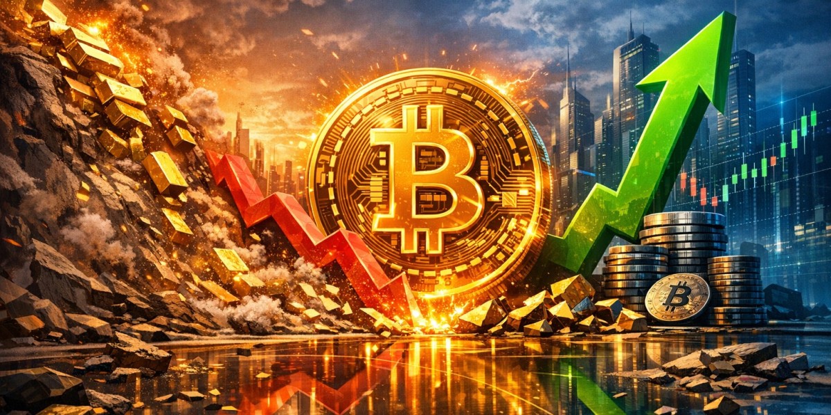 Рекордное падение золота усилило рост биткоина: как меняется баланс защитных активов