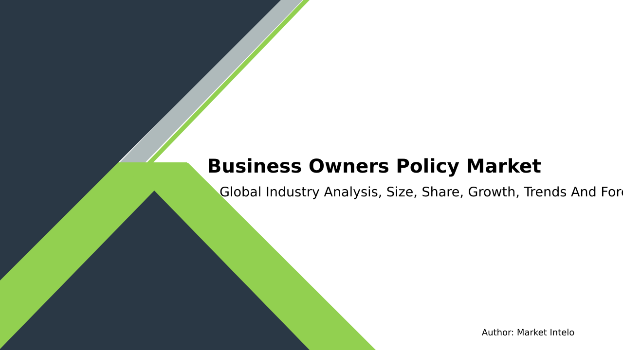 Business Owners Policy Market Research Report 2033