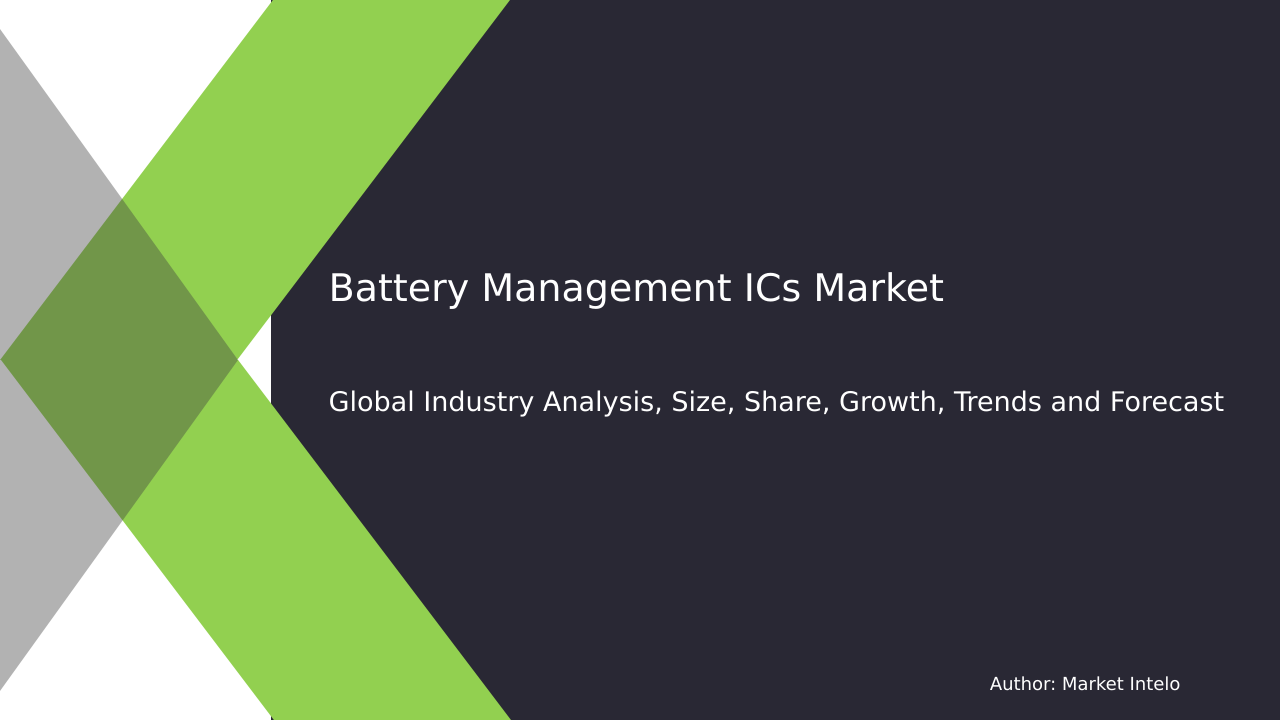 Battery Management ICs Market Research Report 2033