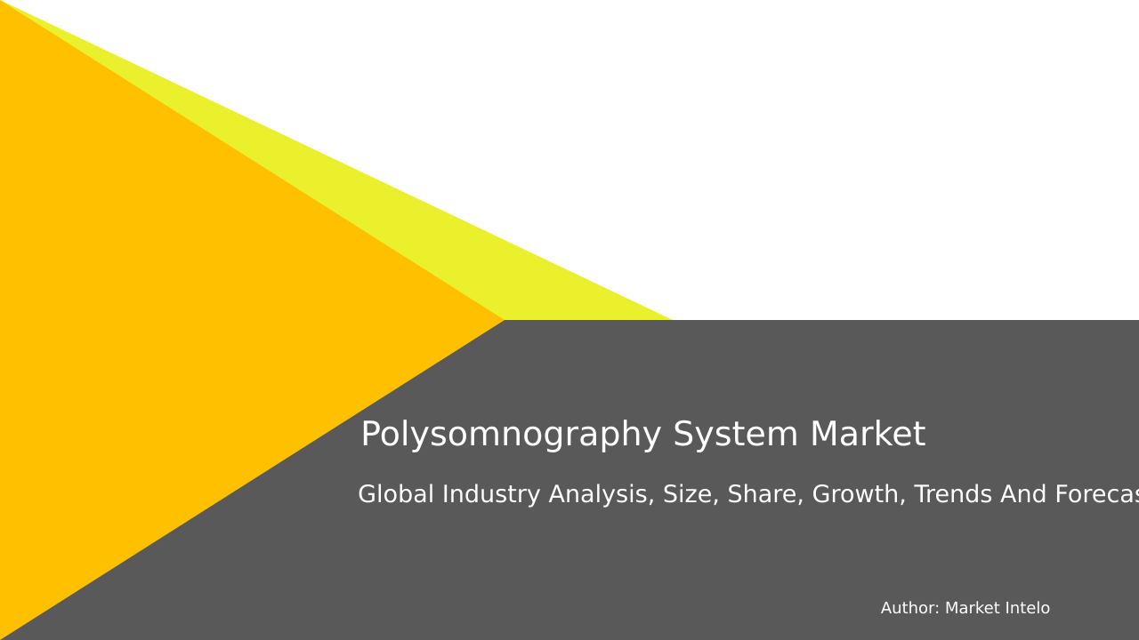 Polysomnography System Market Research Report 2033
