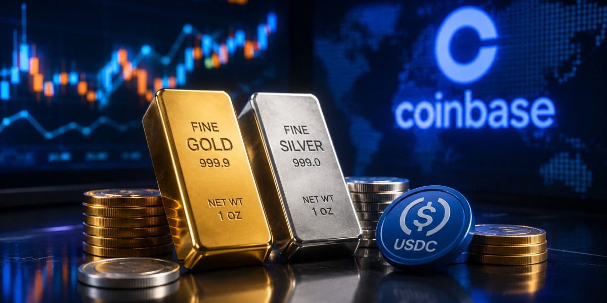 Coinbase добавляет бессрочные контракты на золото и серебро с расчетами в USDC