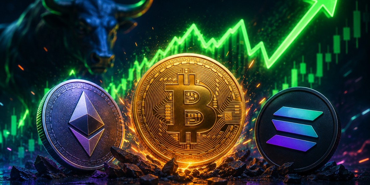 Ether и Solana стали лидерами роста, а шорт-сквиз подтолкнул биткоин выше $62 000