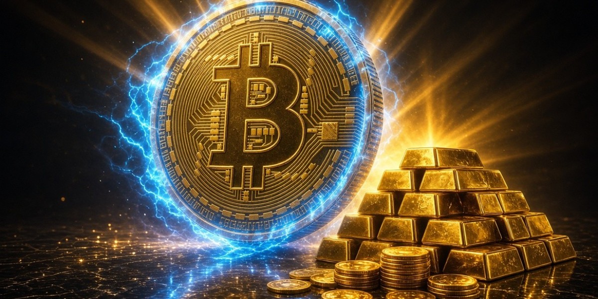 Биткоин достиг максимума с января по отношению к золоту